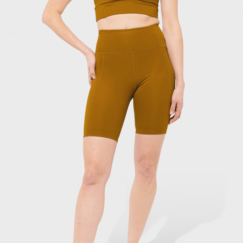 Girlfriend Collective High Rise Bike Short Small